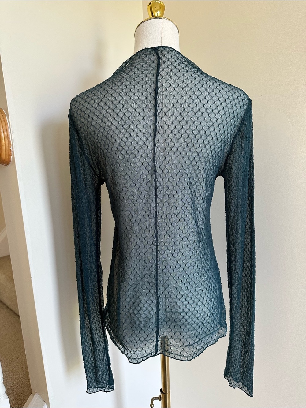 NWOT Free People Intimately Teal Top- Medium - Picture 3 of 7